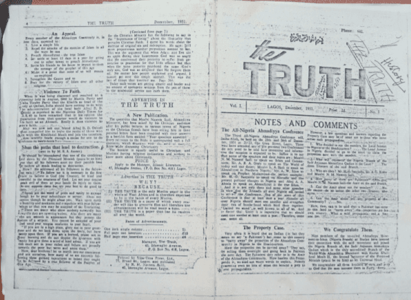 70 years of Nigeria’s first and longest-running Muslim newspaper, “The Truth”
