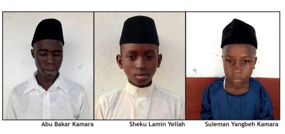 Visually impaired khadim and two atfal of Sierra Leone memorise Qasidah