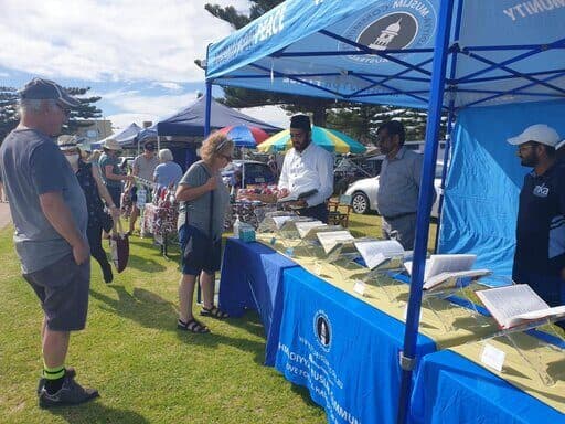 “Muhammad was the greatest man”: Quran exhibition and bookstall at Moana Market in South Australia