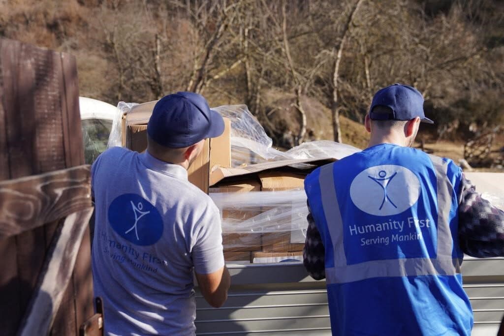 Humanity First Germany distributes food packages to flood-affected families in Skenderaj, Kosovo