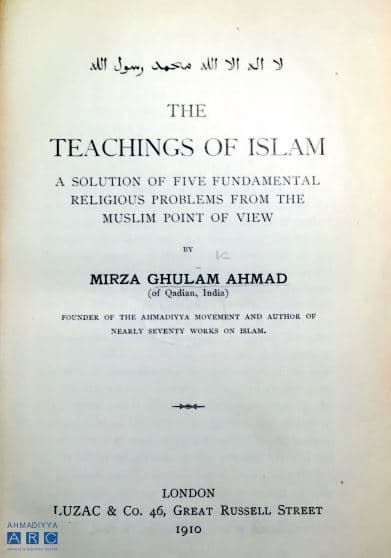 The path to salvation: Insights from ‘The Philosophy of the Teachings of Islam’