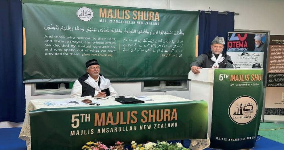 Fifth shura held by Majlis Ansarullah New Zealand