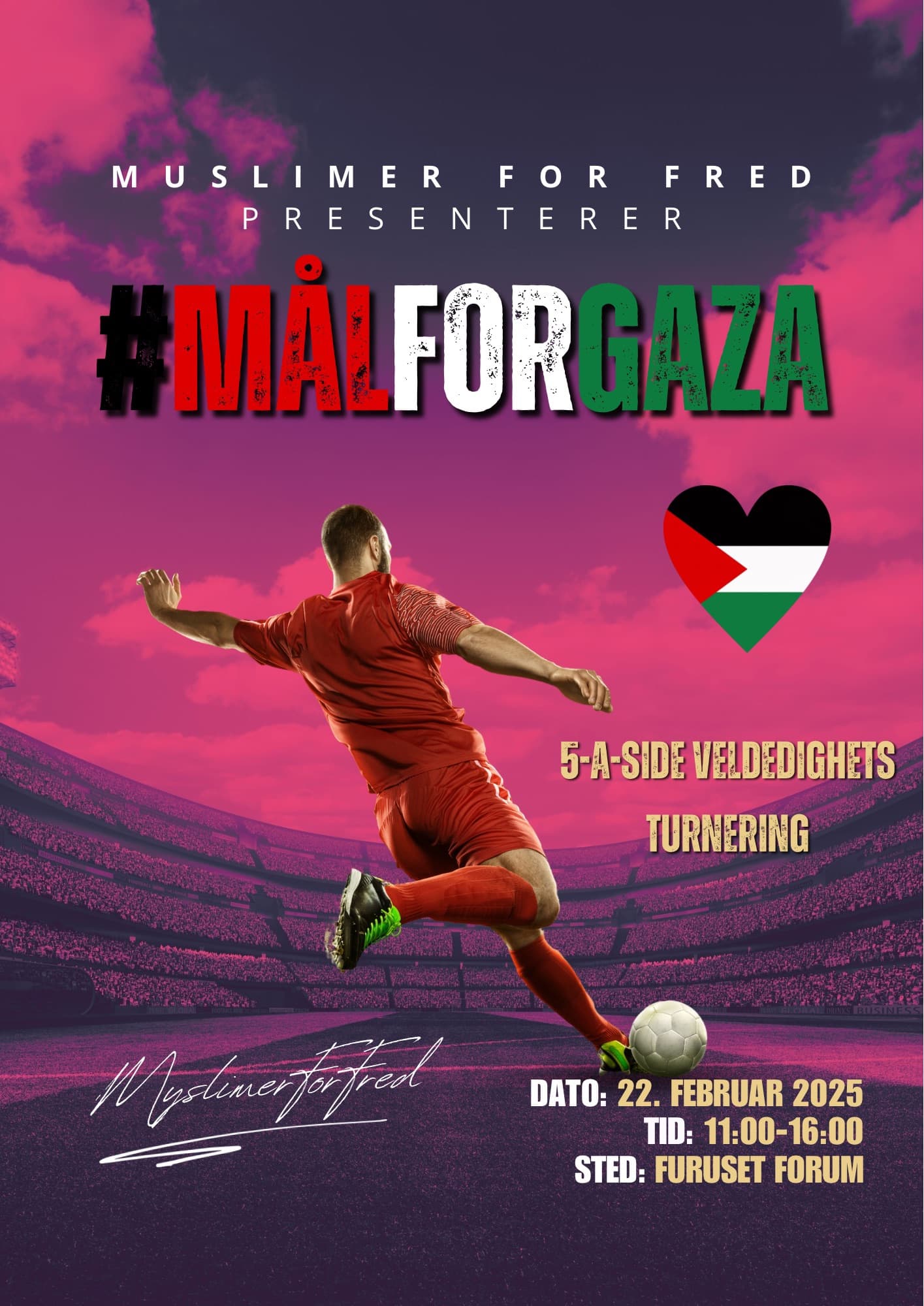Majlis Khuddam-ul-Ahmadiyya Norway and Humanity First UK collaborate for #GoalForGaza Foosball tournament