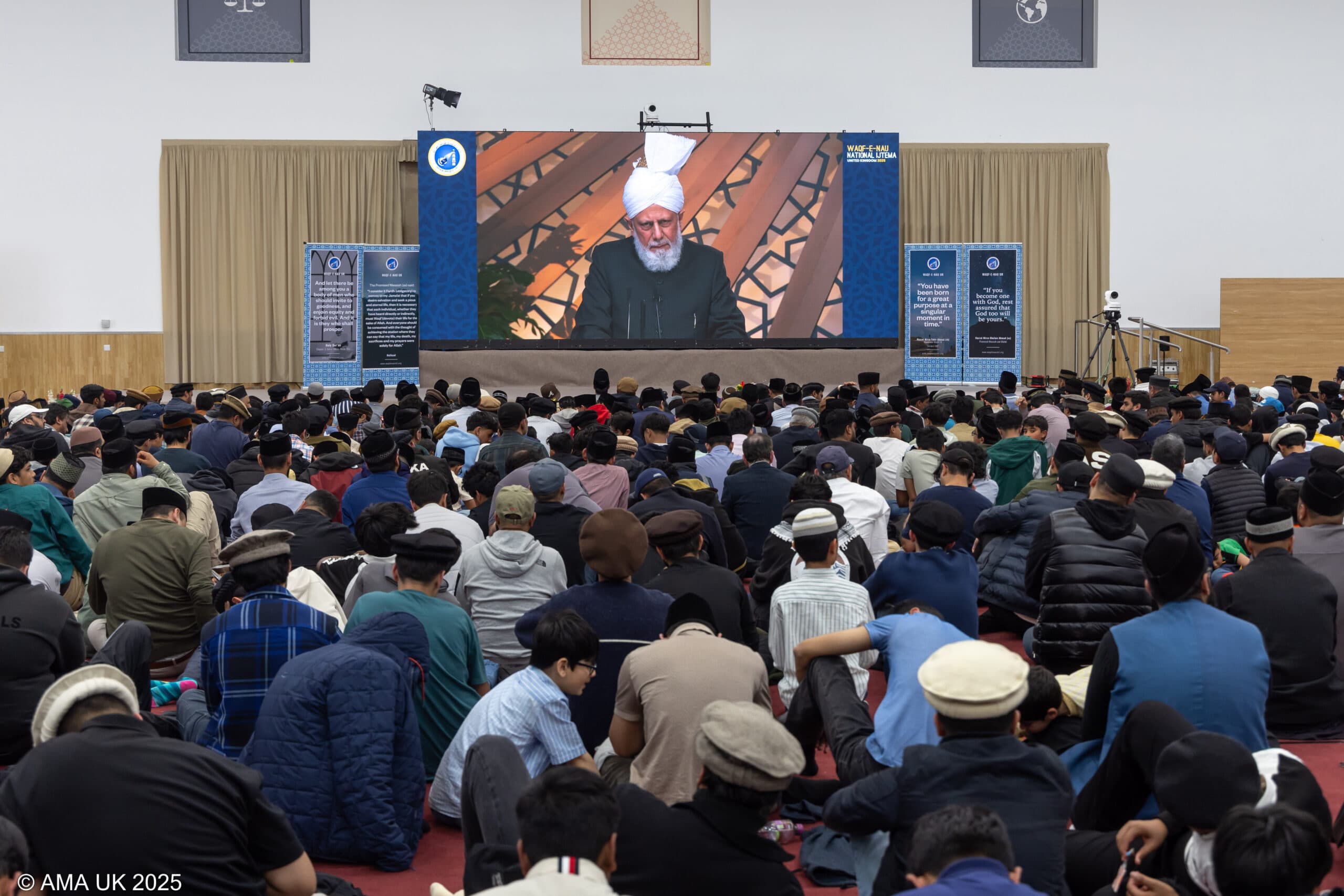 Responsibilities of waqifeen-e-nau in serving the Jamaat and the true spirit of devotion: Huzoor’s address to Waqifeen-e-Nau at UK Ijtema 2025