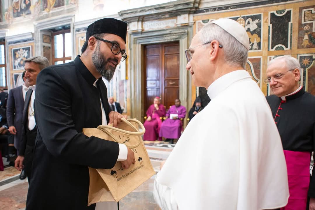 Ahmadiyya missionary attends Vatican inauguration events and conveys message on Gaza crisis