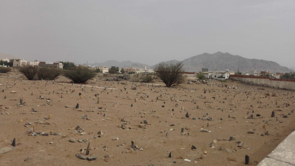 Cemetery of martyrs of The Battle of Badr Al Kubra at the wells of Badr