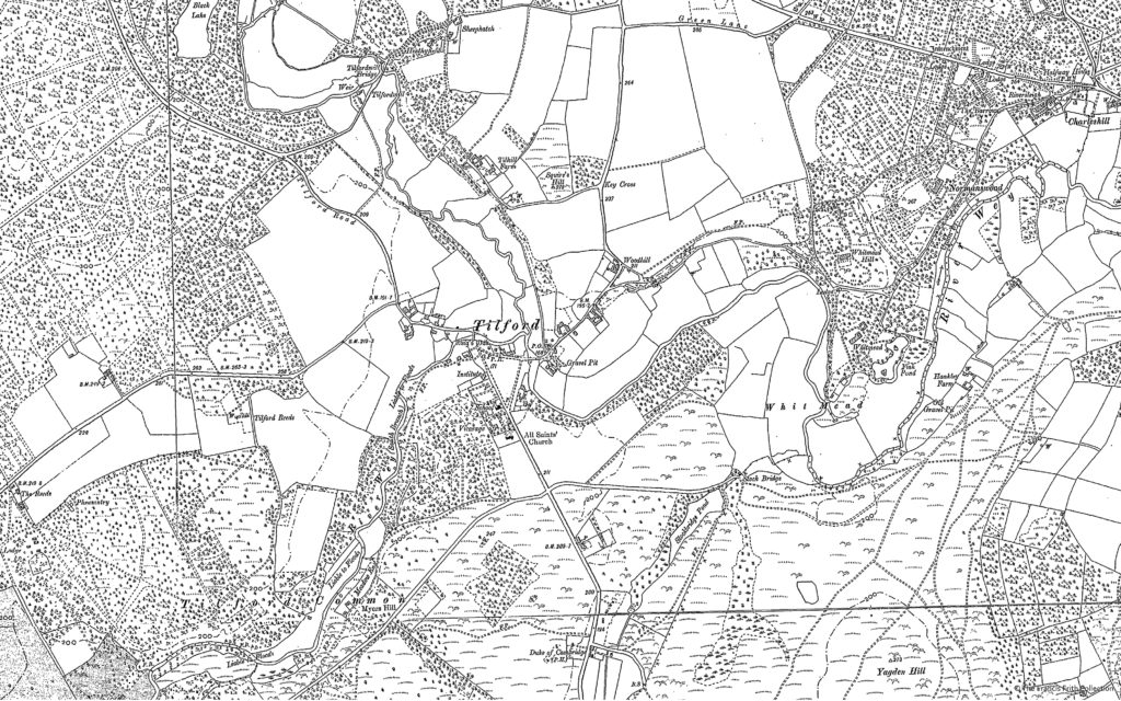 HOSM61971 Map of Tilford 1913 1