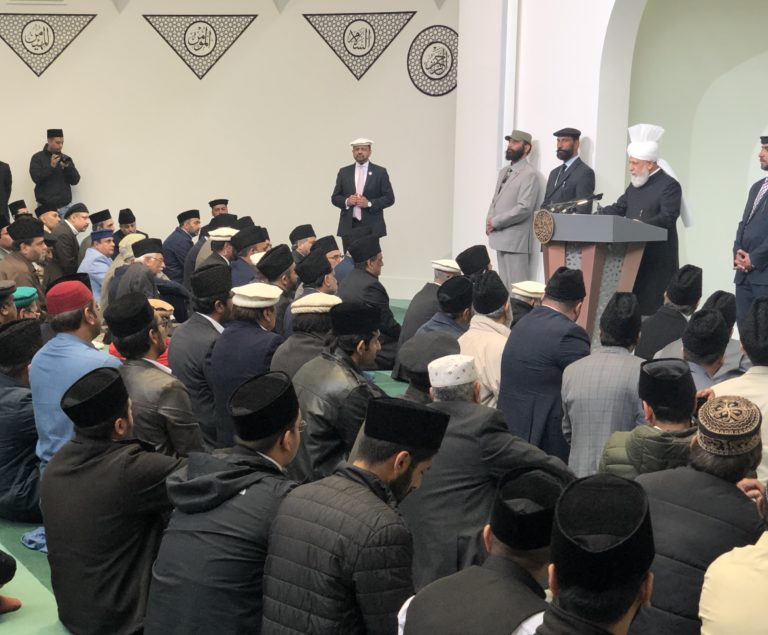 A blessed Friday at the new Markaz