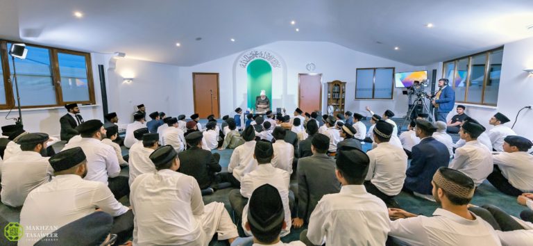 Waqifeen-e-Nau Khuddam and Atfal spend time in Huzoor’s company