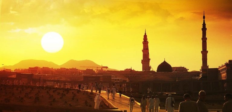 Noble example of the Holy Prophet s.a.