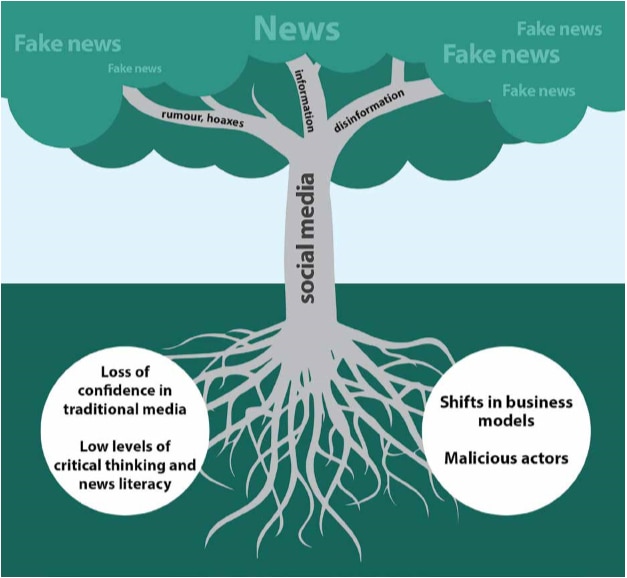 The roots of 22fake news22 from UNESCOs World Trends Report 1