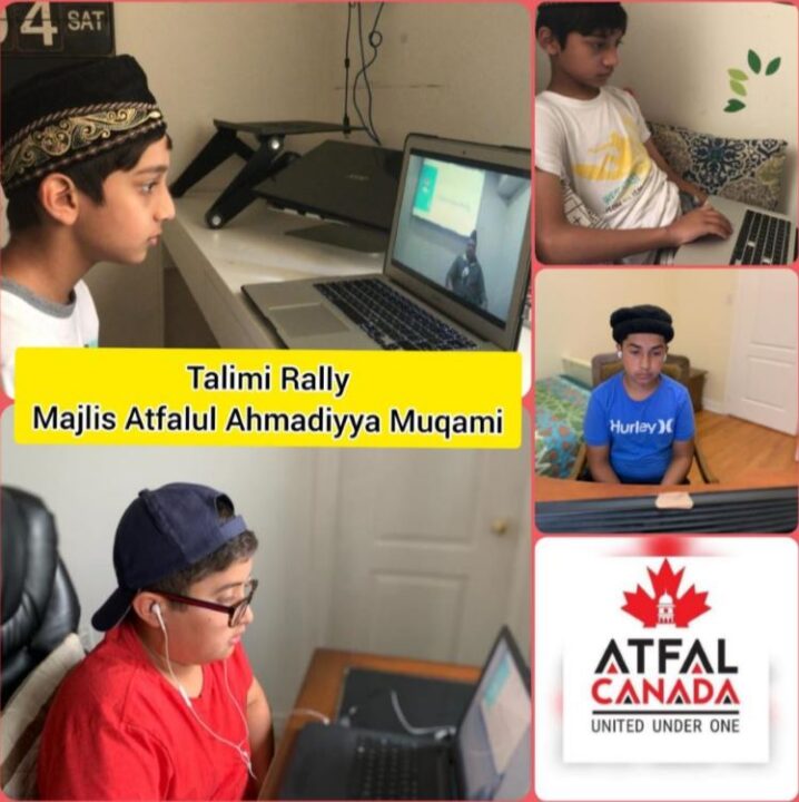 First virtual Talim Rally for Muqami, Canada Atfal 3 2 5