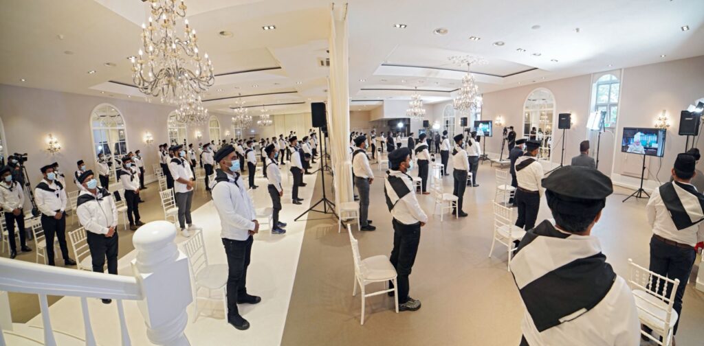 120 youth from the Netherlands meet Hazrat Khalifatul Masih V 2 1
