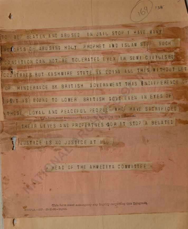 Telegram 1932