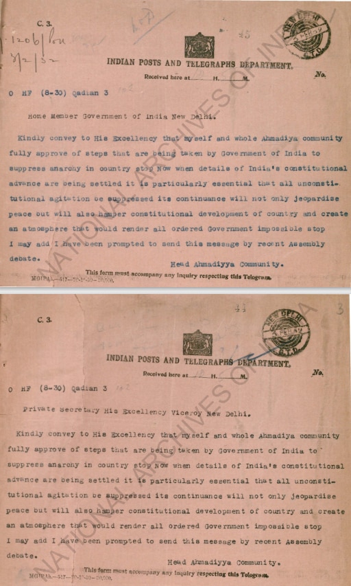 Telegrams 1932