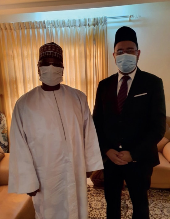 Amir Jamaat Niger’s meeting with the president of the national assembly in Niamey, Niger 1 1
