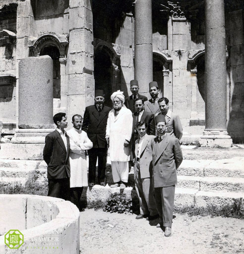 5VLLQN Hazrat Khalifatul Masih II ra at the Baalbek Temple Complex Baalbek Lebanon