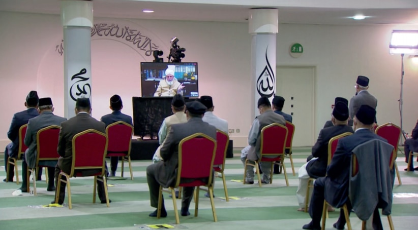 Amila members of Majlis Ansarullah UK report to Hazrat Khalifatul Masih 6 1 26