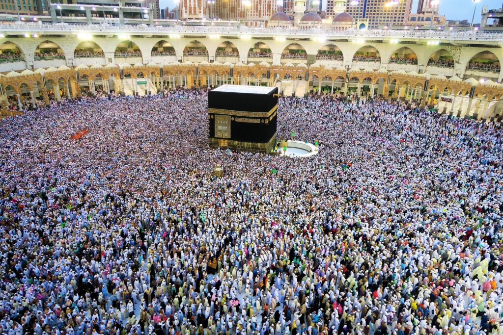 Muslims gathered to perform hajj, celebrate Eid al-Adha and offer qurbani sacrifices