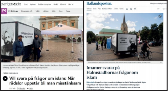 Three missionaries successfully complete #AskAMuslim tour of Sweden 2 1 2