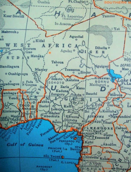 Map West Africa