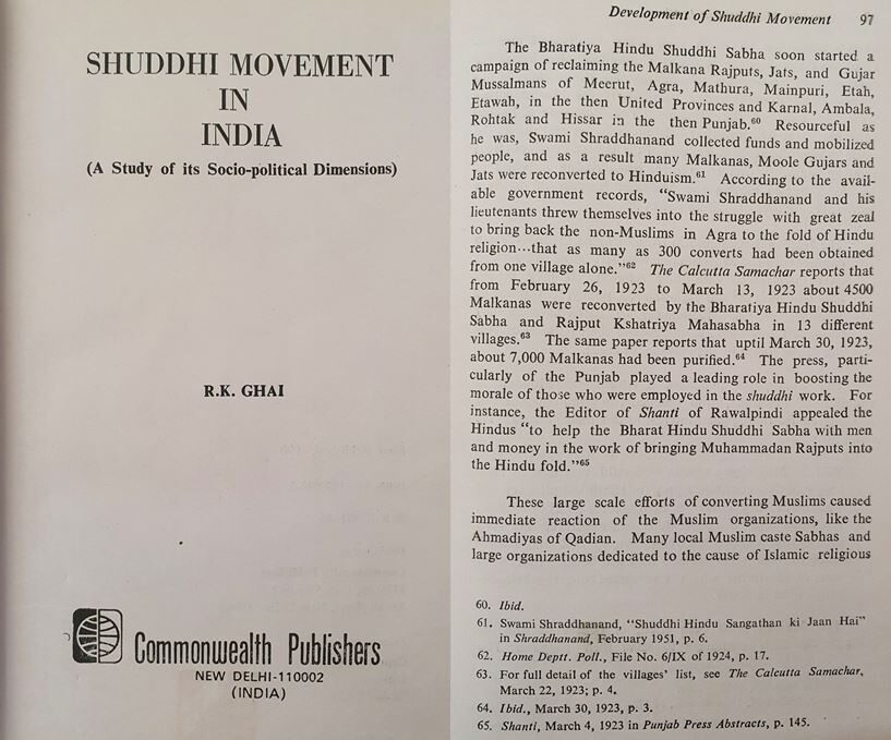 Hazrat Mirza Bashiruddin Mahmud Ahmad’s (ra) response to the Shuddhi movement and the Jamaat’s relentless services for Islam 3 Shuddhi Movement