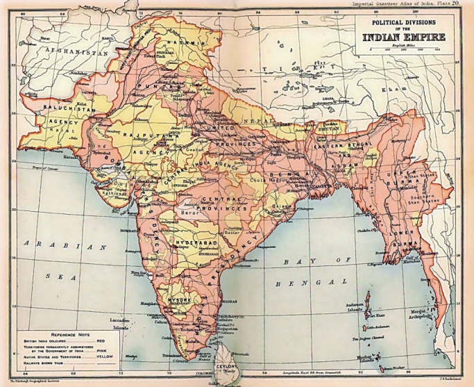 British India Map