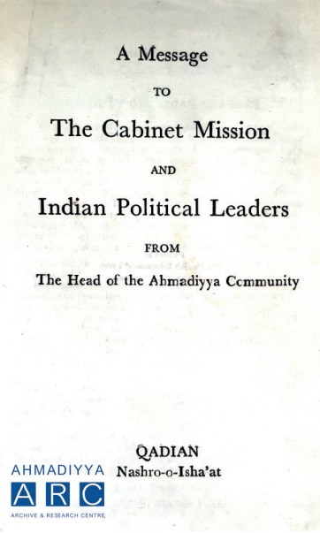 Cabinet Mission Title