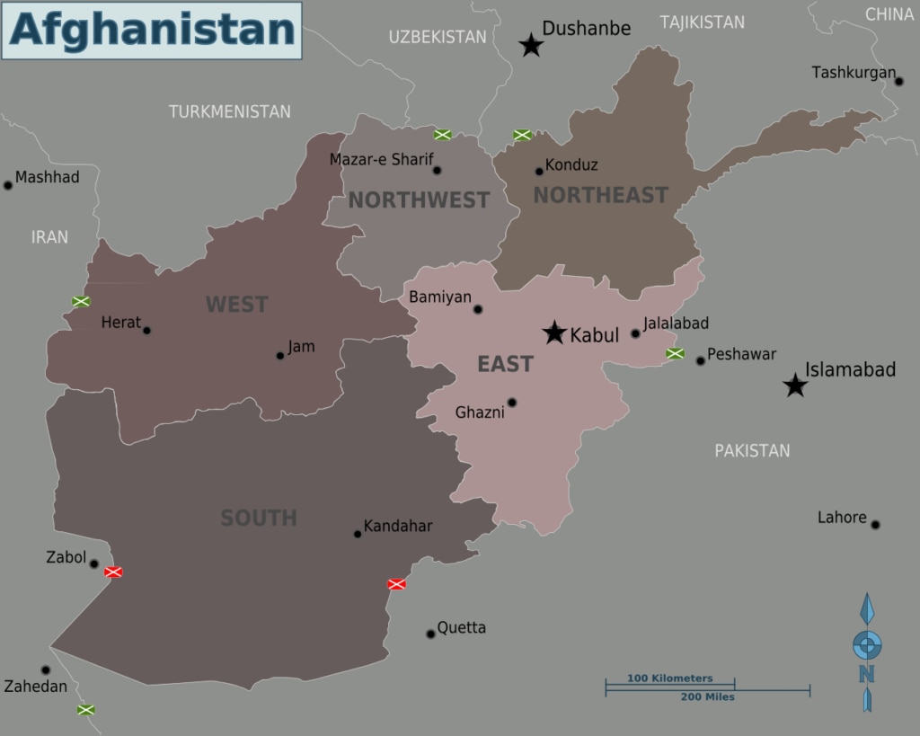 Map of Afghanistan