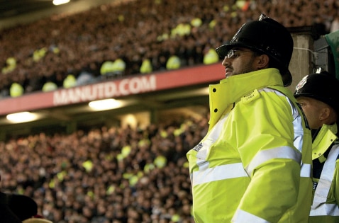Jalsa Salana volunteers: Born to serve God 6 Police Officer at a football match
