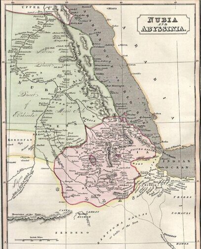 rsz map of abyssinia in1800 1