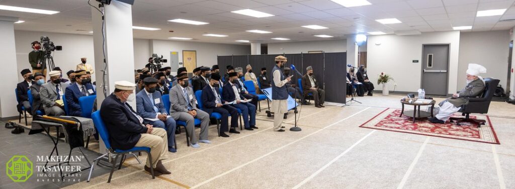 Produce at least one or two ‘Abdus Salams’ within the next few years: Ahmadi scientists meet Hazrat Mirza Masroor Ahmad 1 20220930 012930 3F0F03CA 1