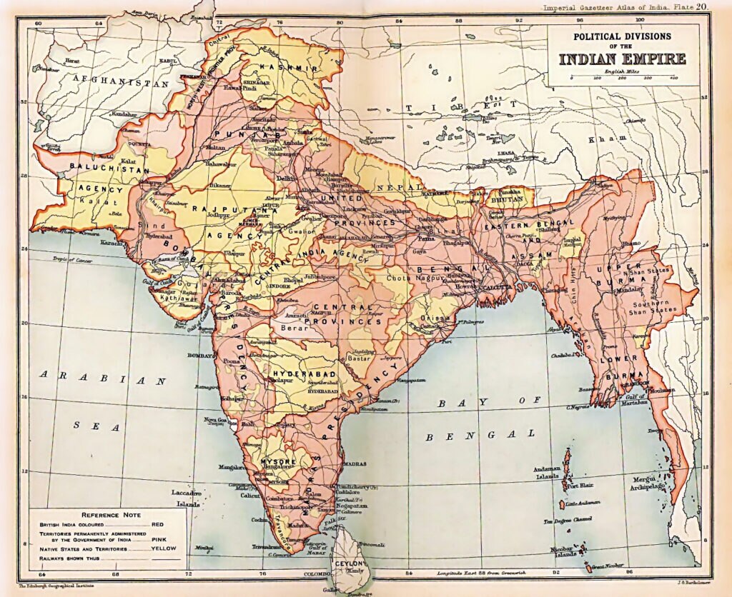 Religious cohesion requires respecting each other as God is the Lord of all: Hazrat Musleh-e-Maud’s lecture at the Killarney Hotel, Karachi, during his visit to Sindh, 1936 5 British Indian Empire 1909 Imperial Gazetteer of India