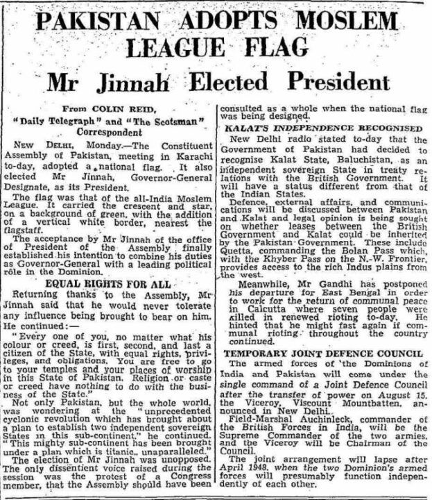 The Scotsman 12 August 1947