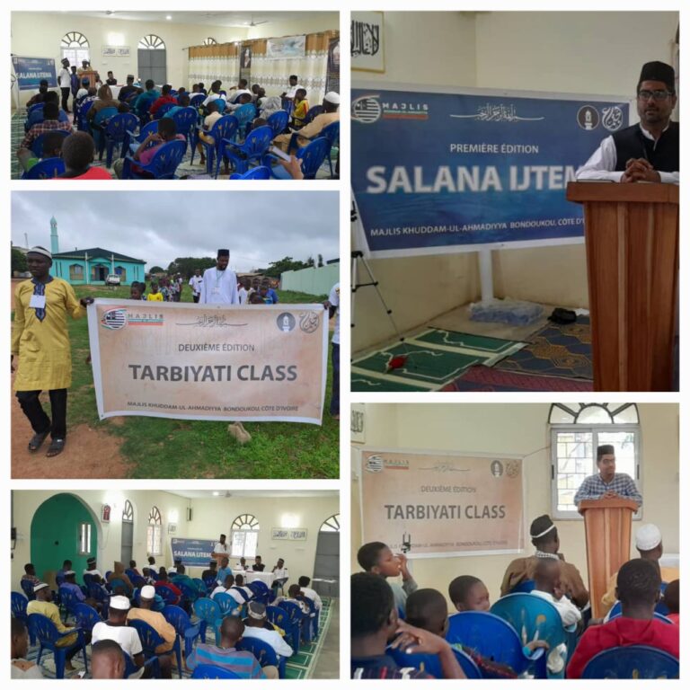 Jamaat events held by auxiliaries in Ivory Coast