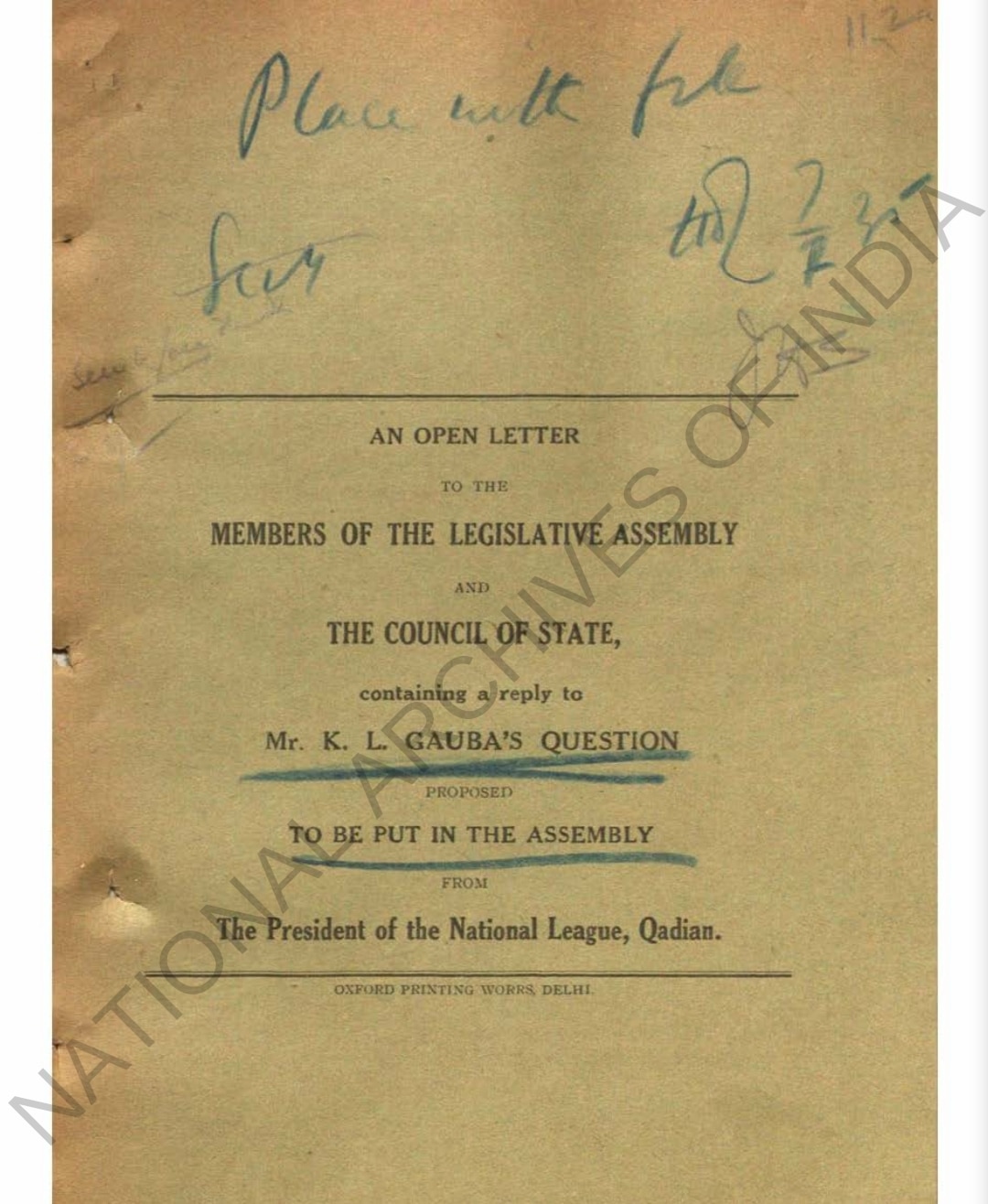 Historical analysis of Ahrar’s anti-Ahmadiyya agitation – Part 3 3 Gauba