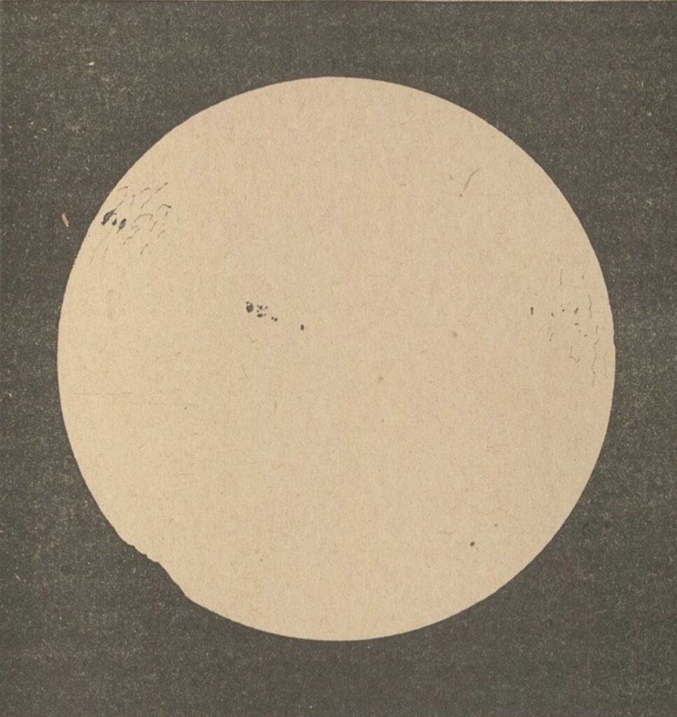Solar Eclipse 26 March 1895 France Lucien Rudaux
