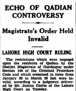 Historical analysis of Ahrar’s anti-Ahmadiyya agitation – Part 2 26 kkkkkkqq