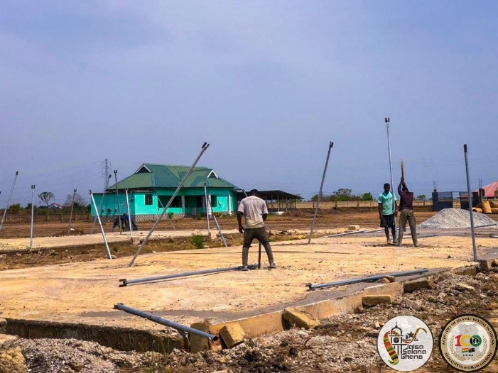 Laying of water pipelines water pump and reservoir tanks by the Utilities subcommittee