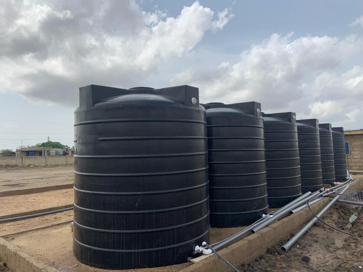 Water tanks will store water for the Jalsa participants scaled