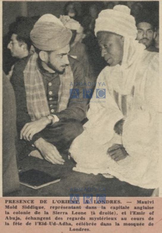 Message of Islam Ahmadiyyat echoes through the Belgian press 3 1948 Eid Fazl Mosque