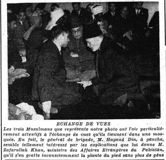 Message of Islam Ahmadiyyat echoes through the Belgian press 4 Zafrullah Khan. 1 1