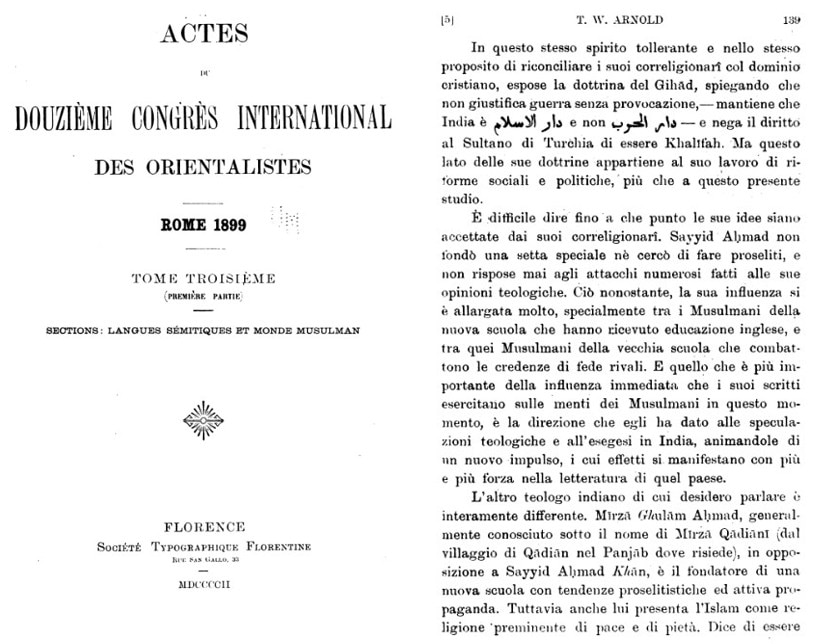 Islam in Italy and Tahrik-e-Jadid: The early years of the Ahmadiyya Mission and press coverage 2 Italy