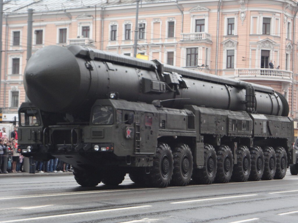 Understanding nuclear holocaust in light of the Holy Quran 2 1024px Topol M ICBM tanks during the Victory parade 2012