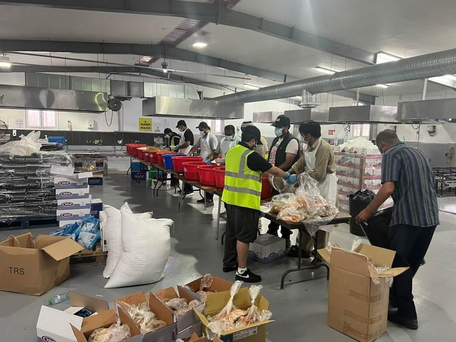 The hustle and bustle before Jalsa Salana UK 2025: Preparations in pictures 1 The Langar Khana of the Promised Messiahas is already functioning at the site