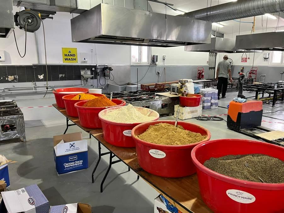 The hustle and bustle before Jalsa Salana UK 2025: Preparations in pictures 2 The Langar Khana of the Promised Messiahas is already functioning at the site