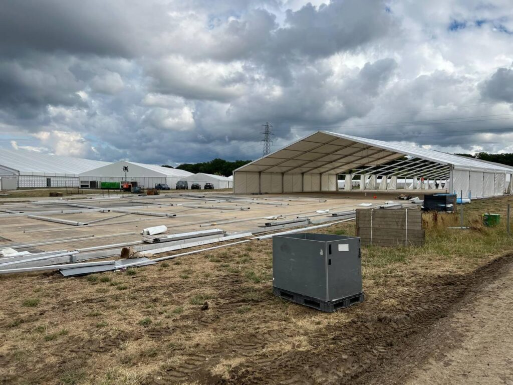 The hustle and bustle before Jalsa Salana UK 2025: Preparations in pictures 6 The marquees are also coming along nicely