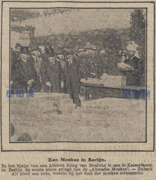 The Berlin Mosque of Germany and the European press 2 Berlin Mosque 1923
