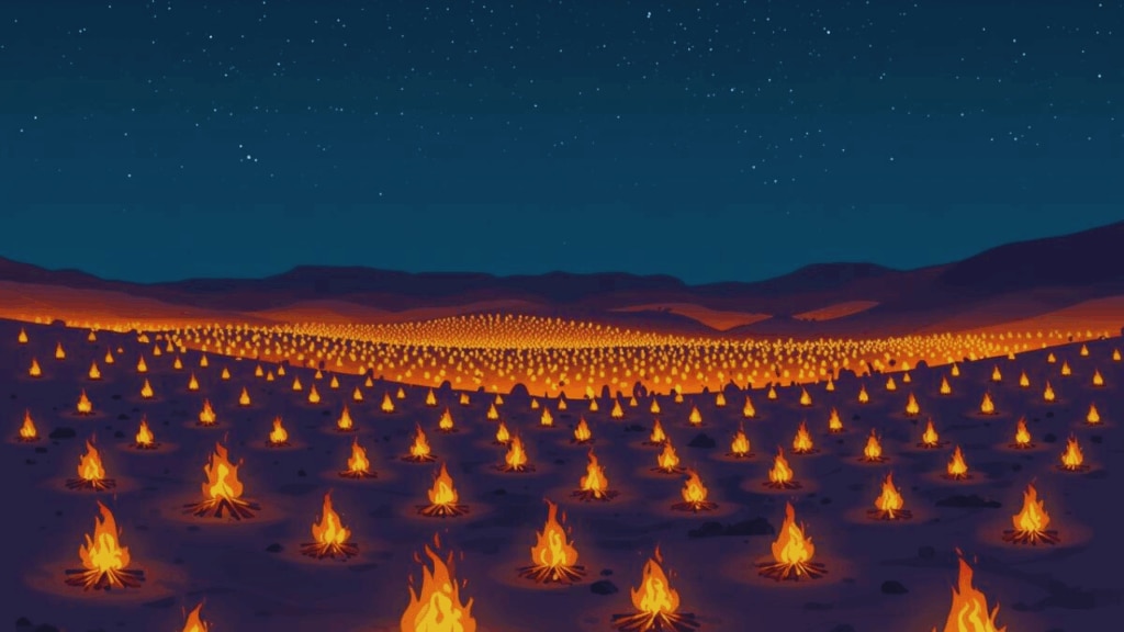 A tale of two campfires: A military masterstroke of the Prophet Muhammad