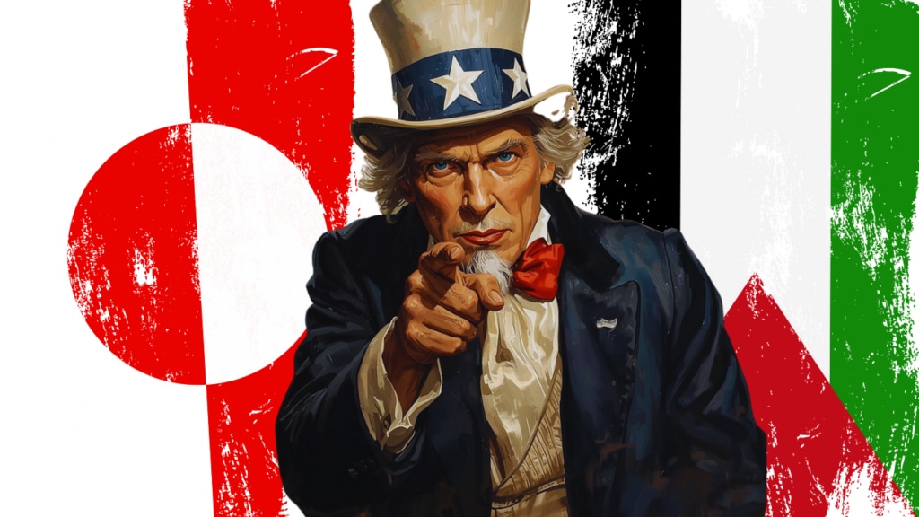 Opinion: Gaza vs. Greenland – How a single verse of the Holy Quran describes the world today 1 Uncel Sam-Gaza-Greenland